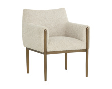 Sunpan 112032 - Olea Dining Armchair - Santa Cruz Oatmeal